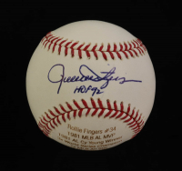 Rollie Fingers Signed LE OML Stat Engraved Baseball Inscribed "HOF 92" (JSA) at PristineAuction.com