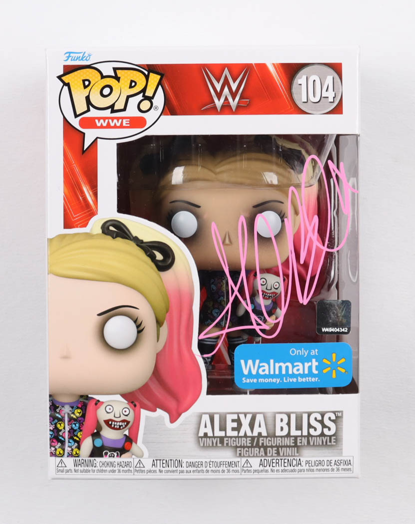 Alexa Bliss Signed "WWE" #104 Funko Pop! Vinyl Figure (JSA) at PristineAuction.com Alexa Bliss Signed "WWE" #104 Funko Pop! Vinyl Figure (JSA) at PristineAuction.com