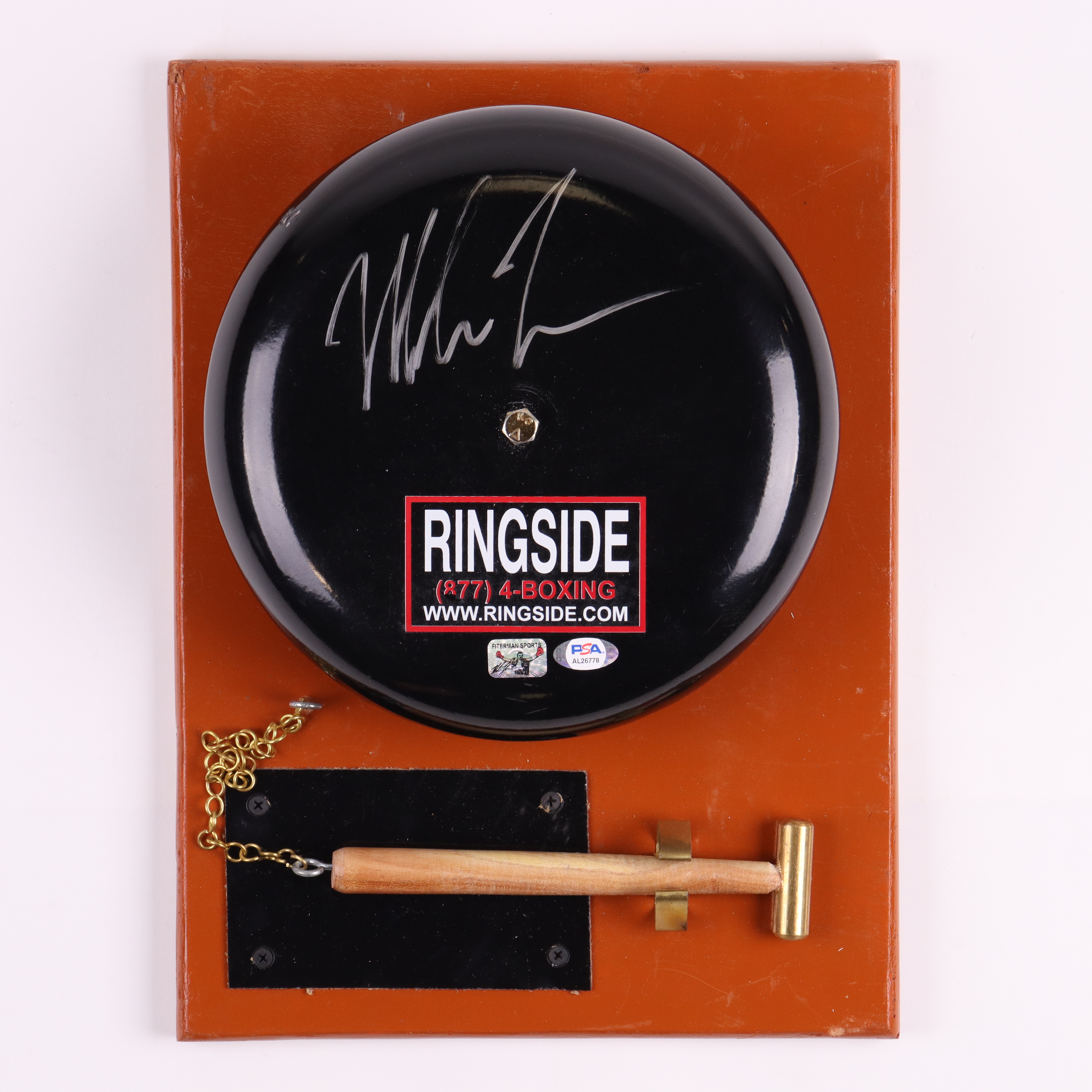Mike Tyson Signed Authentic Ringside Boxing Bell (PSA & Tyson) at PristineAuction.com Mike Tyson Signed Authentic Ringside Boxing Bell (PSA & Tyson) at PristineAuction.com