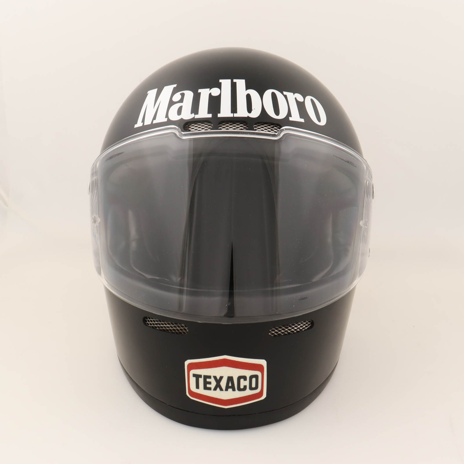 James Hunt Marlboro Full-Size Formula One Helmet at PristineAuction.com James Hunt Marlboro Full-Size Formula One Helmet at PristineAuction.com