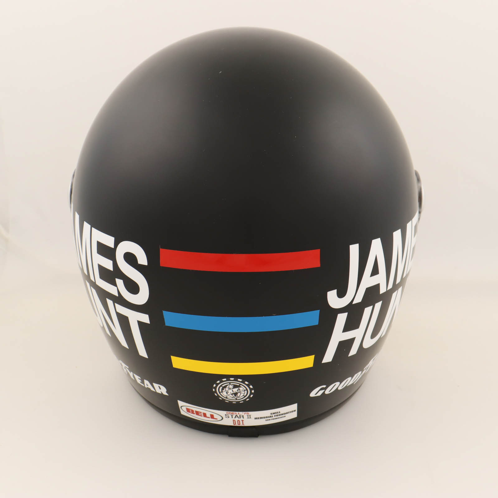 James Hunt Marlboro Full-Size Formula One Helmet at PristineAuction.com James Hunt Marlboro Full-Size Formula One Helmet at PristineAuction.com