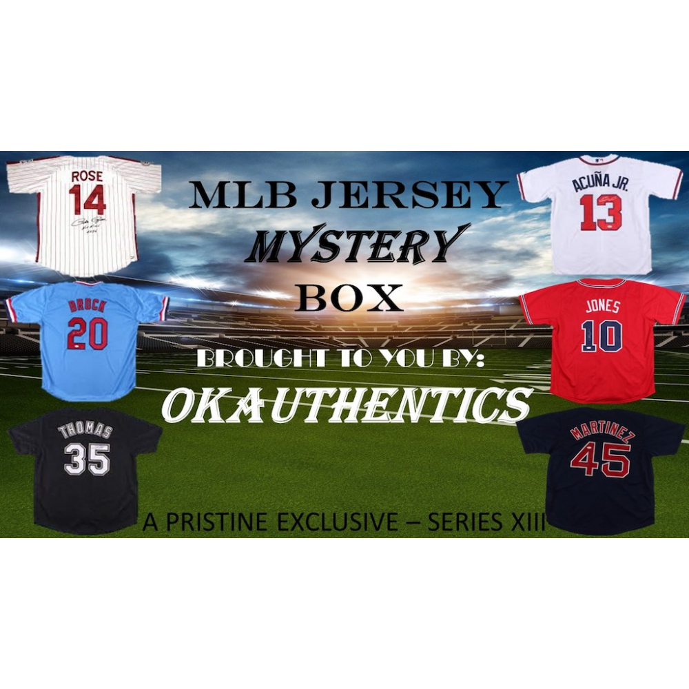 OKAUTHENTICS MLB Jersey Mystery Box Series XIII Pristine Auction