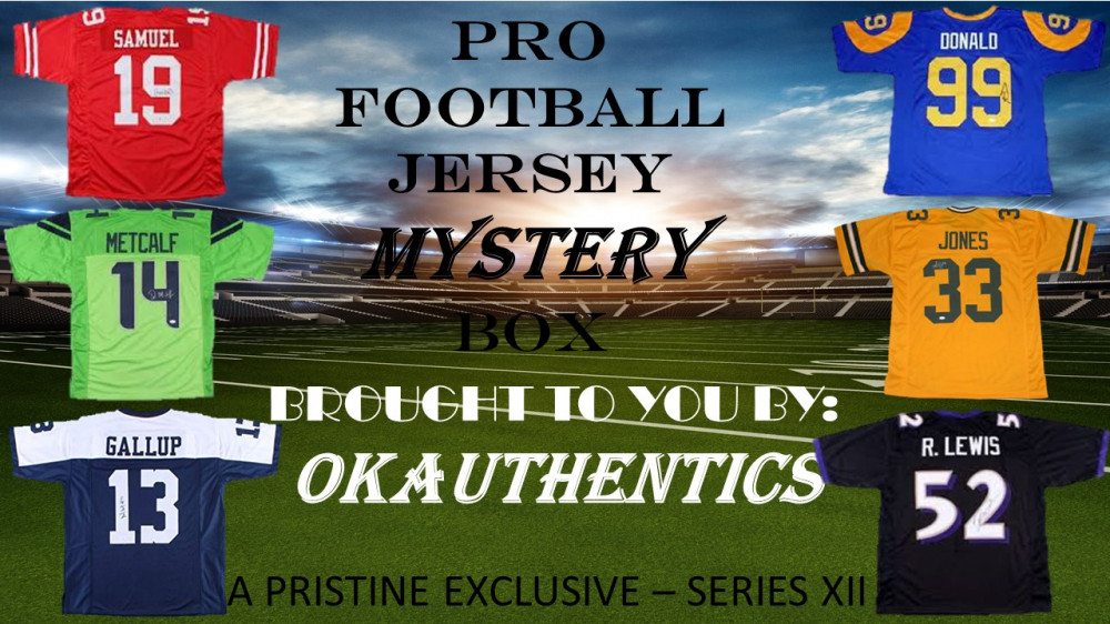 OKAUTHENTICS Pro Football Jersey Mystery Box Series XII (Limited to 125