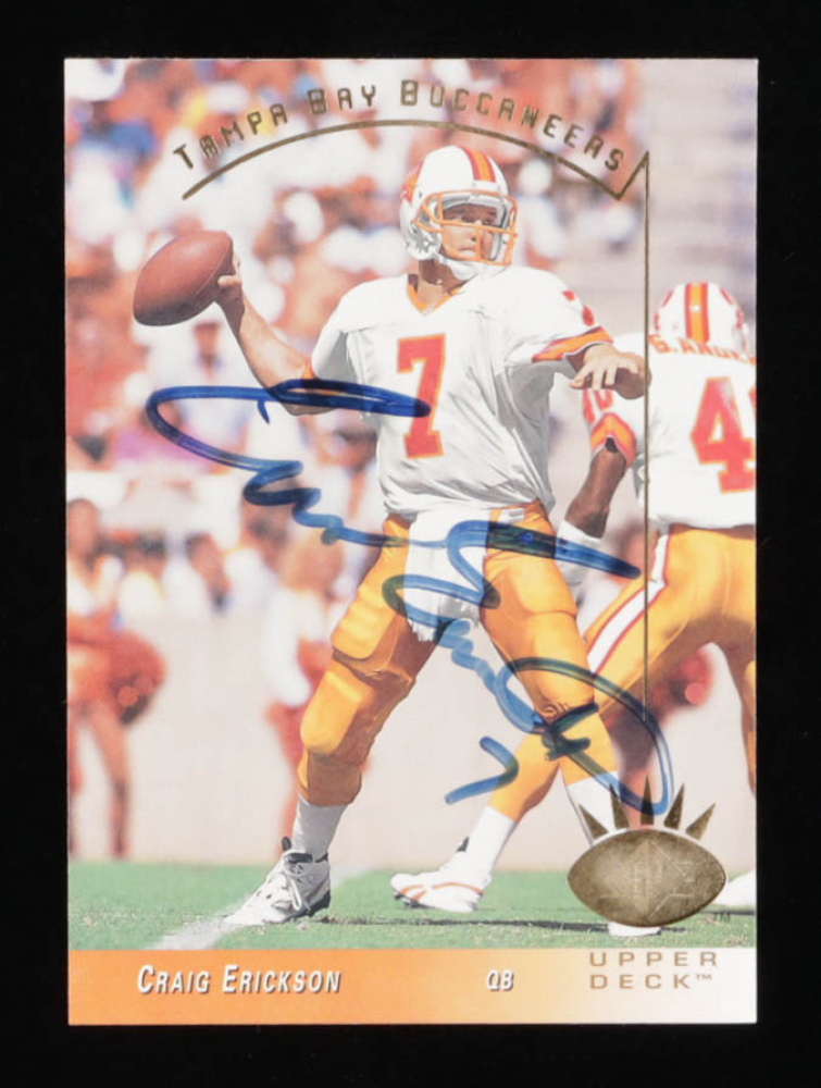 Craig Erickson Signed 1993 SP #257 (JSA)