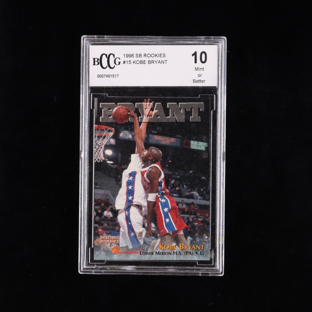Kobe Bryant 1996 Score Board Autographed BK 15 RC (BCCG 10) Pristine