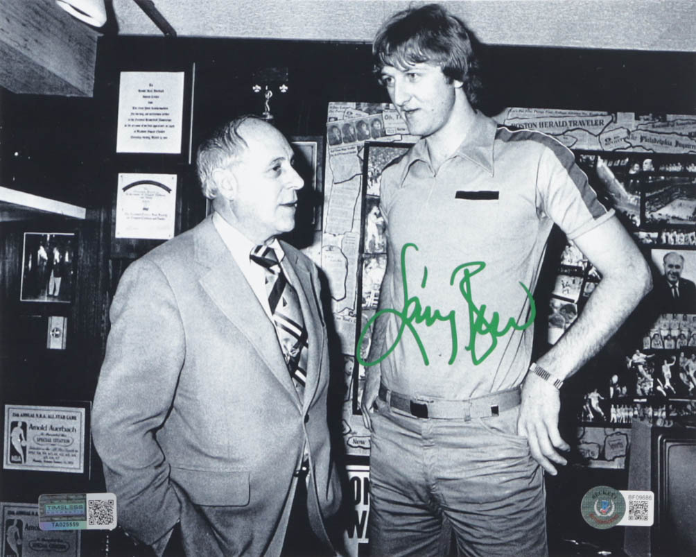 Larry Bird Signed Celtics 8x10 Photo (Beckett & Timeless) at PristineAuction.com Larry Bird Signed Celtics 8x10 Photo (Beckett & Timeless) at PristineAuction.com