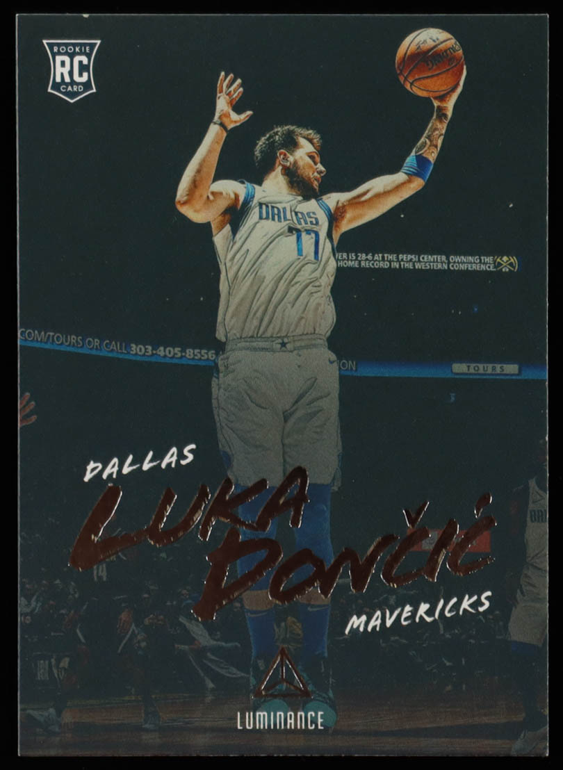 Luka Doncic 2018-19 Panini Chronicles #166 Luminance RC at PristineAuction.com Luka Doncic 2018-19 Panini Chronicles #166 Luminance RC at PristineAuction.com