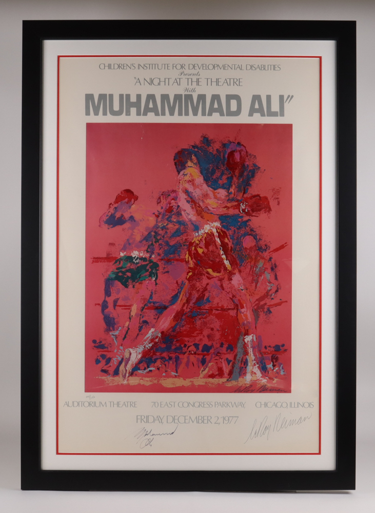 LeRoy Neiman & Muhammad Ali Signed LE "Muhammad Ali" Custom Framed Lithograph Display (PSA) at PristineAuction.com LeRoy Neiman & Muhammad Ali Signed LE "Muhammad Ali" Custom Framed Lithograph Display (PSA) at PristineAuction.com