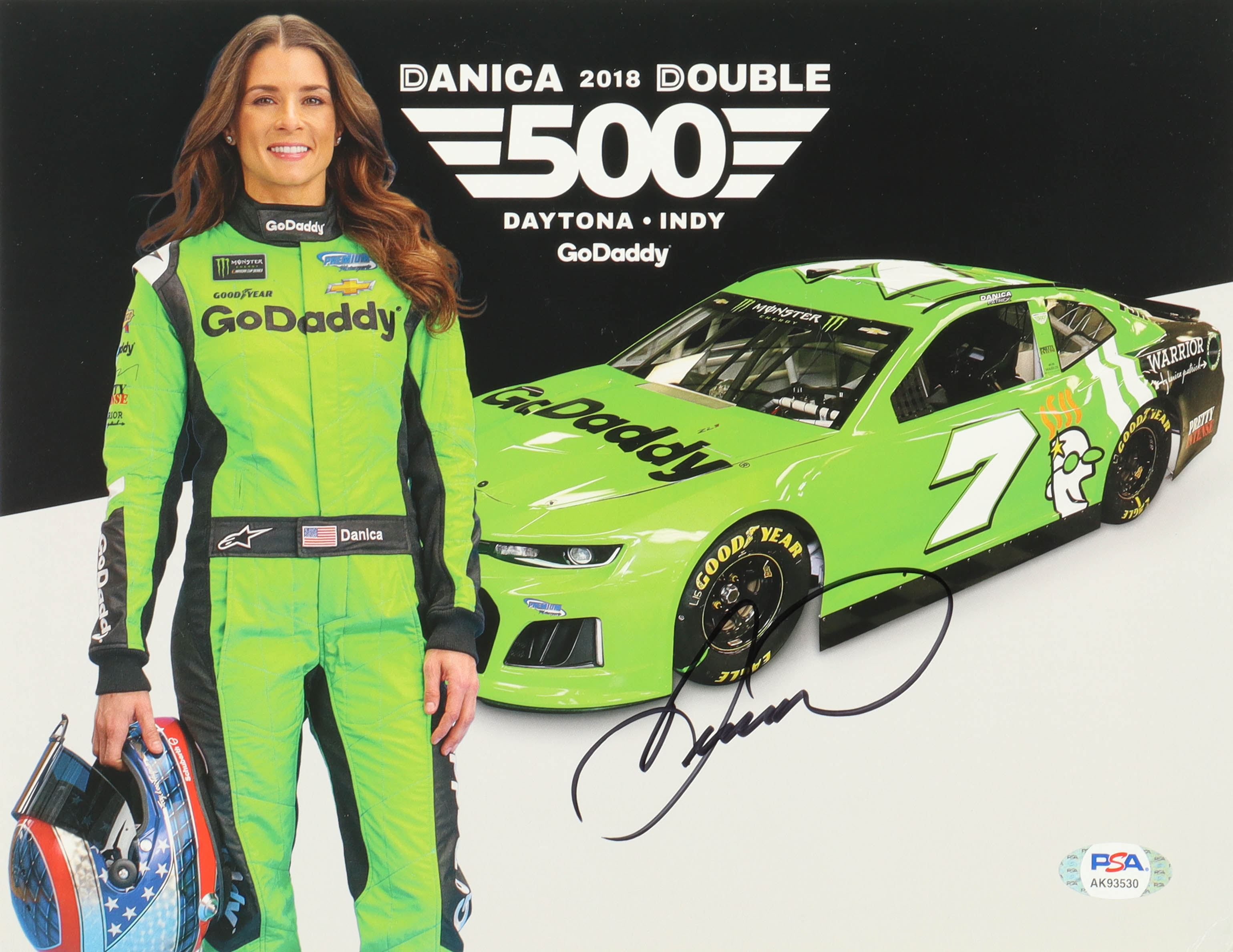 Danica Patrick Signed NASCAR 8x10 Photo (PSA) | Pristine Auction