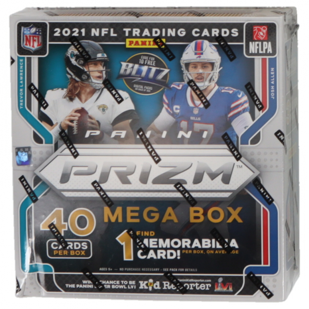 2021 Panini Prizm Football Mega Box at PristineAuction.com 2021 Panini Prizm Football Mega Box at PristineAuction.com