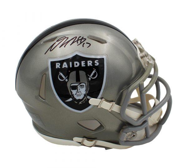 Davante Adams Signed Raiders Flash Mini Helmet (Radtke) | Pristine Auction