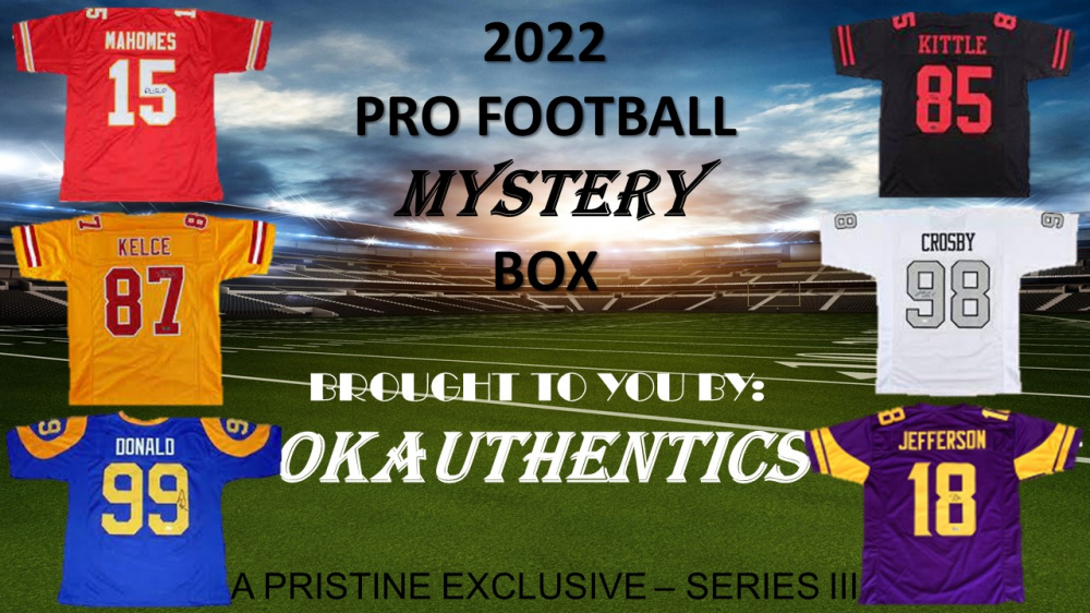OKAUTHENTICS 2022 Pro Football Jersey Mystery Box Series III Barnebys
