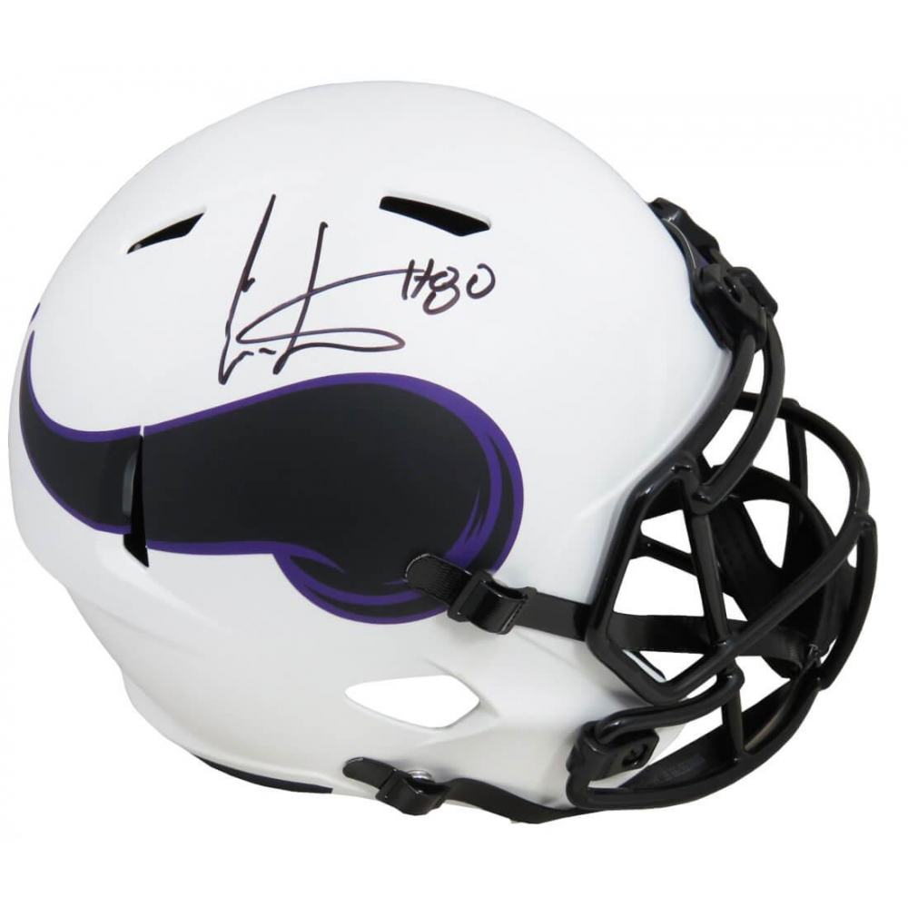 Cris Carter Signed Vikings Full-Size Lunar Eclipse Alternate Speed