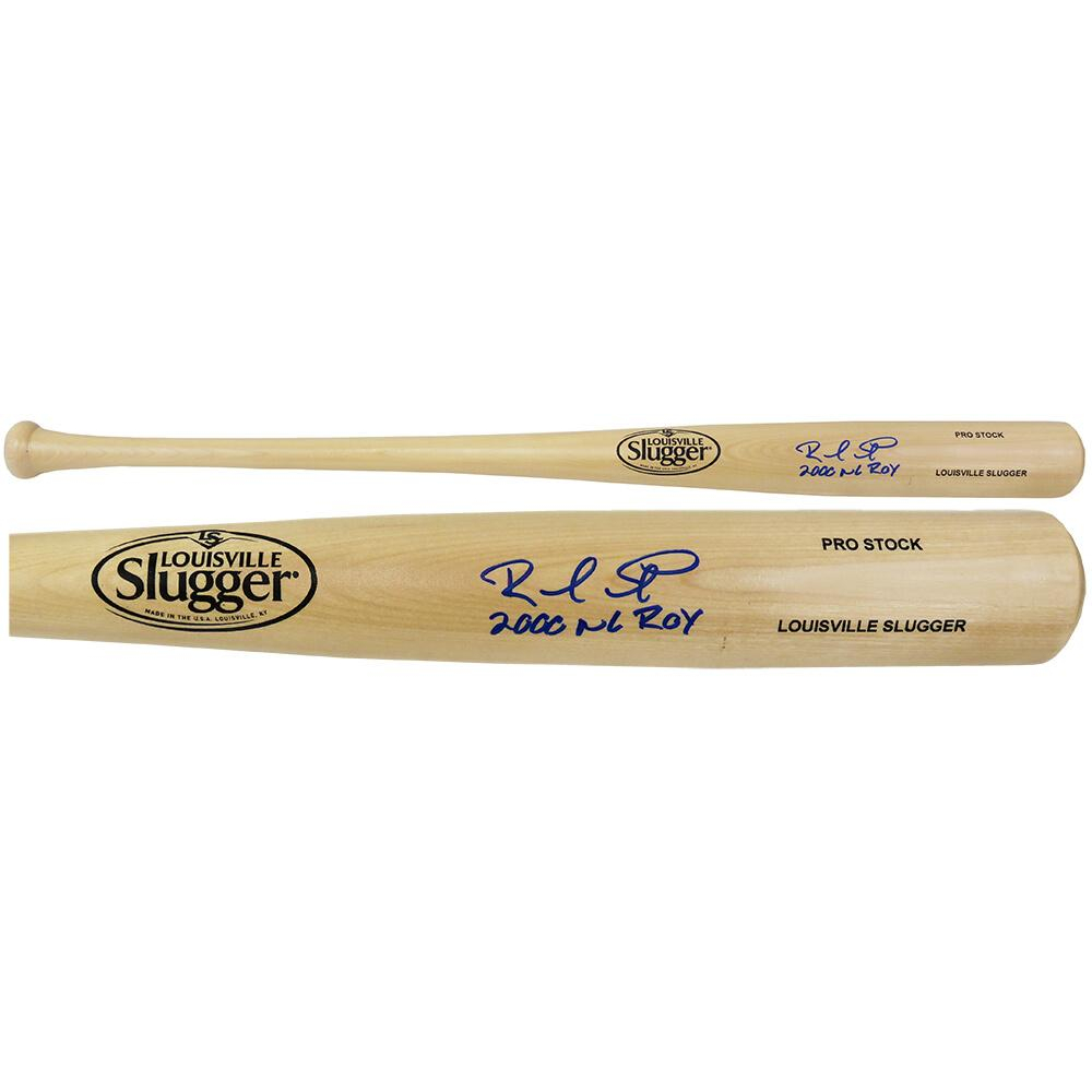Rafael Furcal Signed Baseball Bat Inscribed "2000 NL ROY" (Schwartz