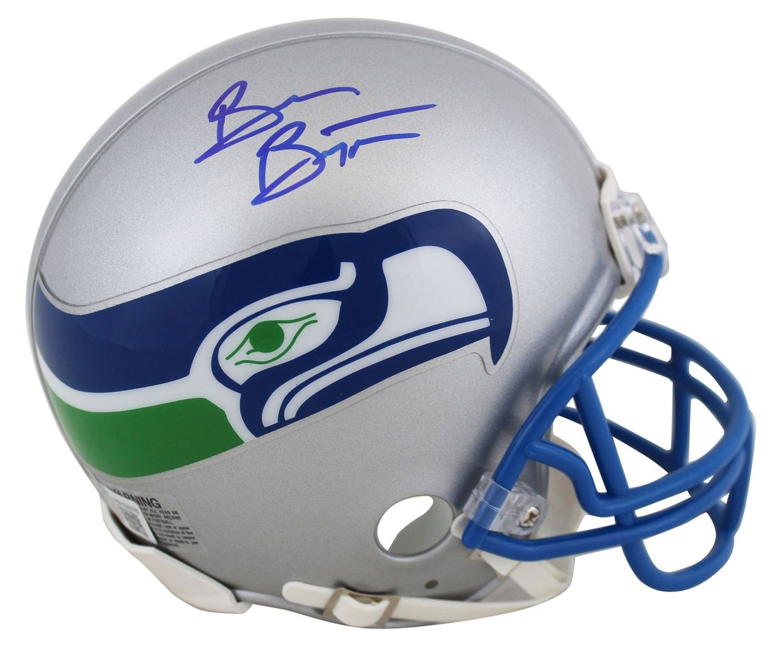 Brian Bosworth Signed Seahawks Mini Helmet (Beckett) at PristineAuction.com Brian Bosworth Signed Seahawks Mini Helmet (Beckett) at PristineAuction.com