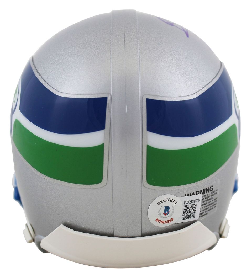 Brian Bosworth Signed Seahawks Mini Helmet (Beckett) at PristineAuction.com Brian Bosworth Signed Seahawks Mini Helmet (Beckett) at PristineAuction.com