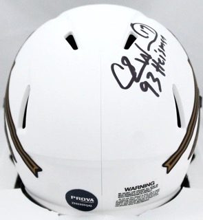 Charlie Ward Signed Florida State Seminoles Lunar Eclipse Alternate Speed Mini Helmet Inscribed "93 Heisman" (Prova) at PristineAuction.com Charlie Ward Signed Florida State Seminoles Lunar Eclipse Alternate Speed Mini Helmet Inscribed "93 Heisman" (Prova) at PristineAuction.com