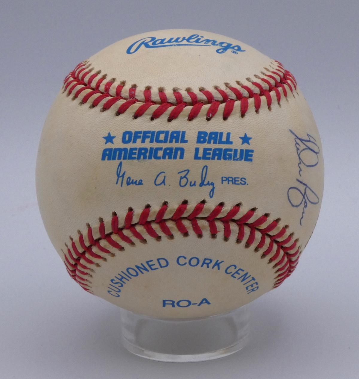 Nolan Ryan Signed OAL Engraved Baseball (JSA) at PristineAuction.com Nolan Ryan Signed OAL Engraved Baseball (JSA) at PristineAuction.com