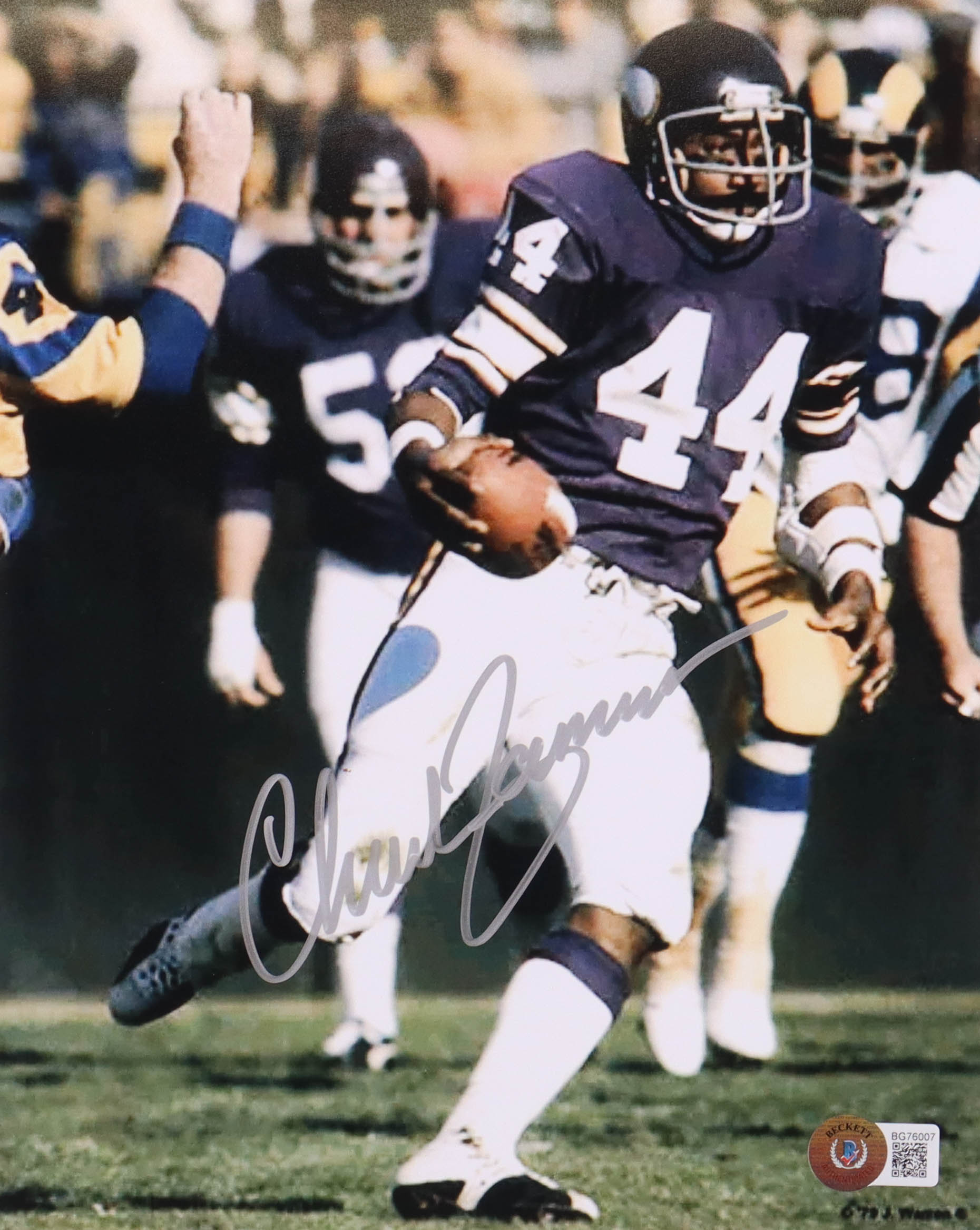 Chuck Foreman Signed Vikings 8x10 Photo (Beckett) at PristineAuction.com Chuck Foreman Signed Vikings 8x10 Photo (Beckett) at PristineAuction.com