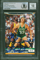 Magic Johnson & Larry Bird Signed 2007-08 Stadium Club Promos #PP3 (BGS | Auto 10) at PristineAuction.com