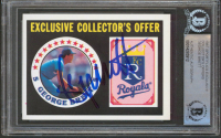 George Brett Signed 1987 Sportsflics Exclusive Collector's Offers #nn (BGS) at PristineAuction.com