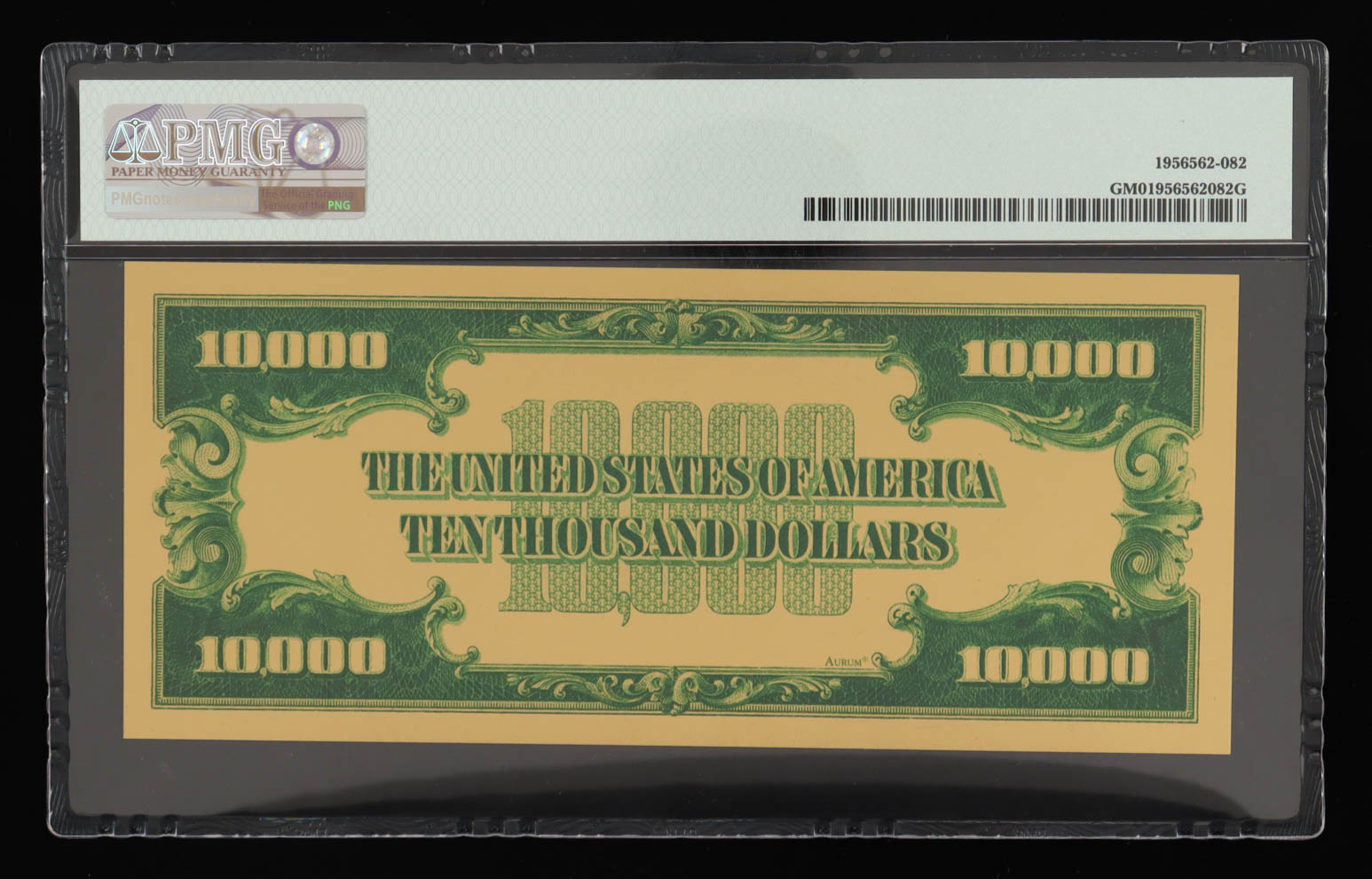 1928 $10,000 Ten Thousand Dollar Gold Certificate (PMG Gem Uncirculated) at PristineAuction.com 1928 $10,000 Ten Thousand Dollar Gold Certificate (PMG Gem Uncirculated) at PristineAuction.com