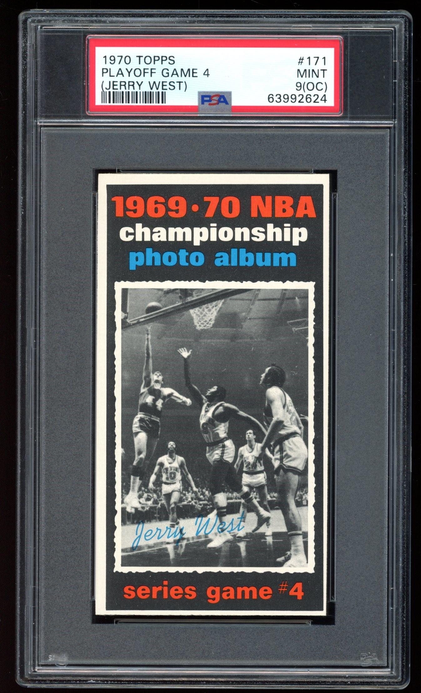 Jerry West 1970-71 Topps #171 Playoff G4 (PSA 9) (OC) at PristineAuction.com Jerry West 1970-71 Topps #171 Playoff G4 (PSA 9) (OC) at PristineAuction.com