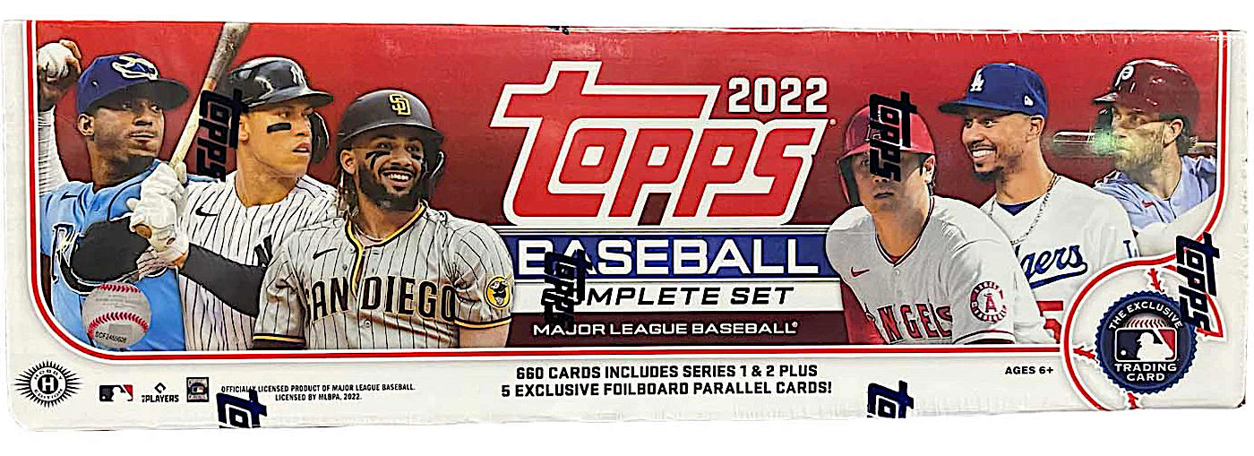 2022 Topps Baseball Factory Set Hobby Edition of 660 Cards with 5-Card Pack of Exclusive Numbered Parallel Cards at PristineAuction.com 2022 Topps Baseball Factory Set Hobby Edition of 660 Cards with 5-Card Pack of Exclusive Numbered Parallel Cards at PristineAuction.com