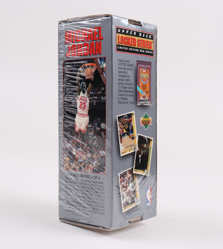 1991 Upper Deck NBA Michael Jordan Locker Series 3 Box with (7) Packs Pristine Auction