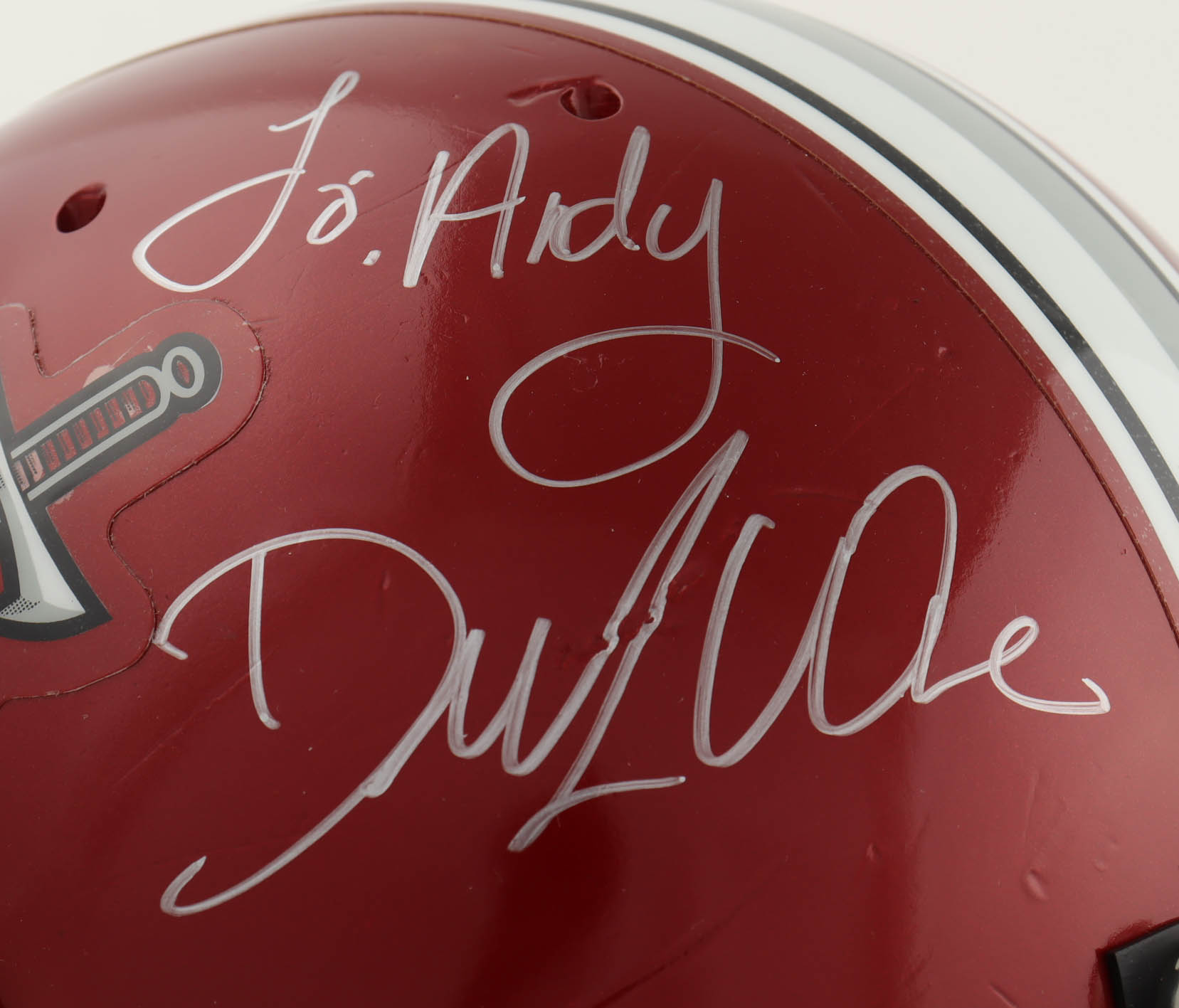 DeMarcus Ware Signed Troy Trojans Full-Size Authentic On-Field Proline Helmet (Schwartz) at PristineAuction.com DeMarcus Ware Signed Troy Trojans Full-Size Authentic On-Field Proline Helmet (Schwartz) at PristineAuction.com