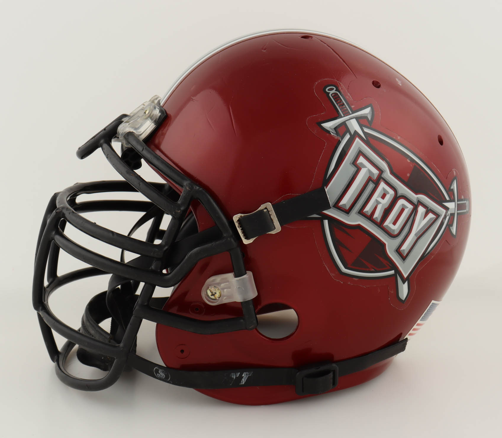 DeMarcus Ware Signed Troy Trojans Full-Size Authentic On-Field Proline Helmet (Schwartz) at PristineAuction.com DeMarcus Ware Signed Troy Trojans Full-Size Authentic On-Field Proline Helmet (Schwartz) at PristineAuction.com