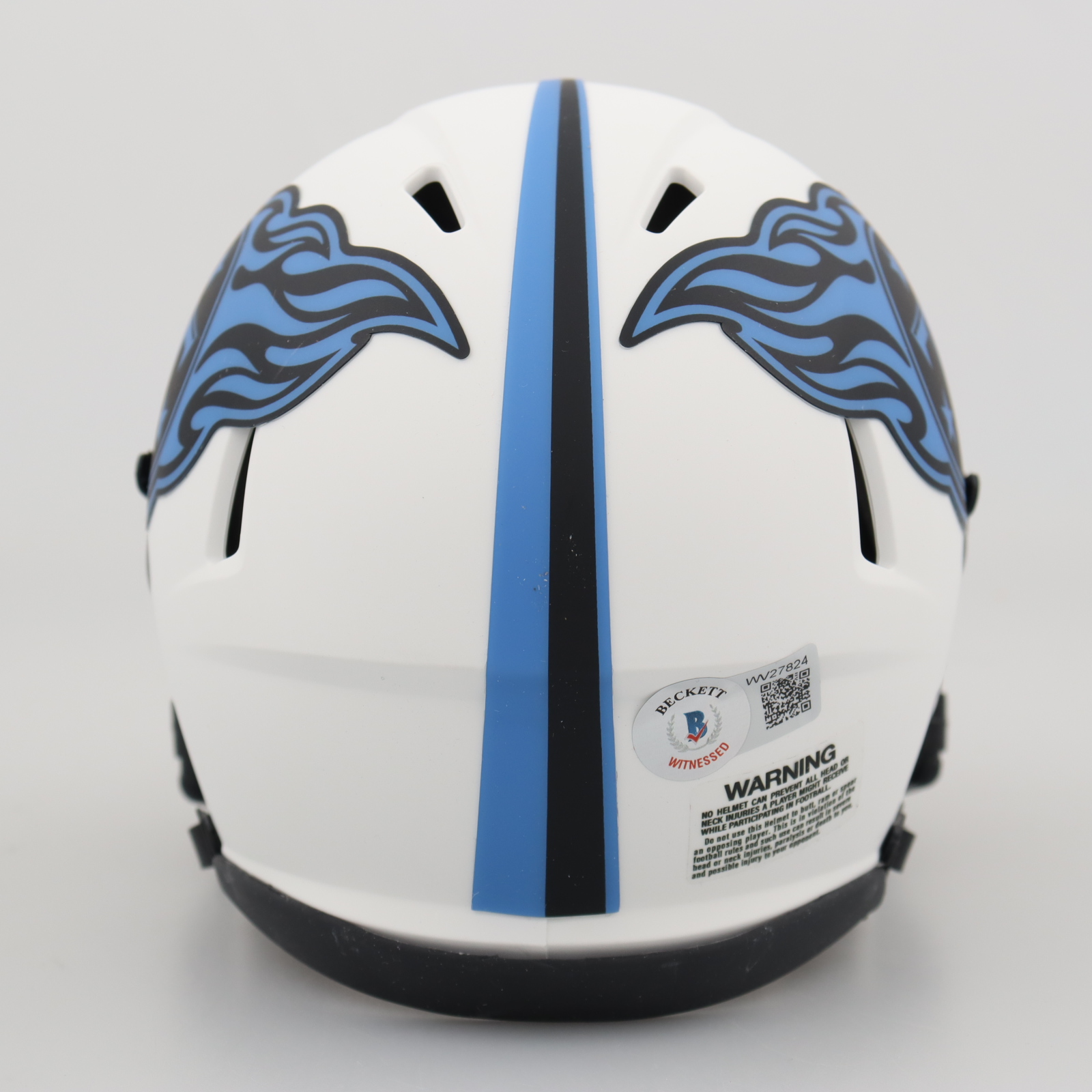 Hassan Haskins Signed Titans Lunar Eclipse Alternate Speed Mini Helmet (Beckett) at PristineAuction.com Hassan Haskins Signed Titans Lunar Eclipse Alternate Speed Mini Helmet (Beckett) at PristineAuction.com