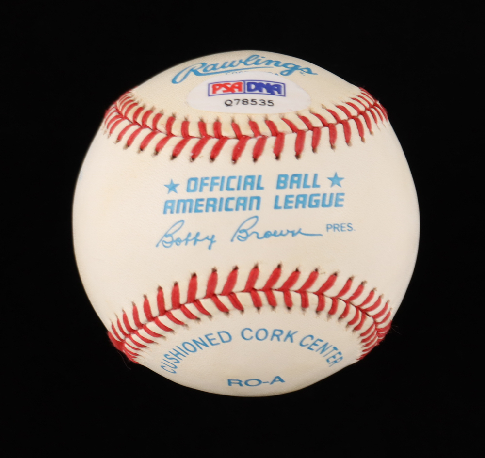 James 'Catfish' Hunter Signed OAL Baseball (PSA) Pristine Auction