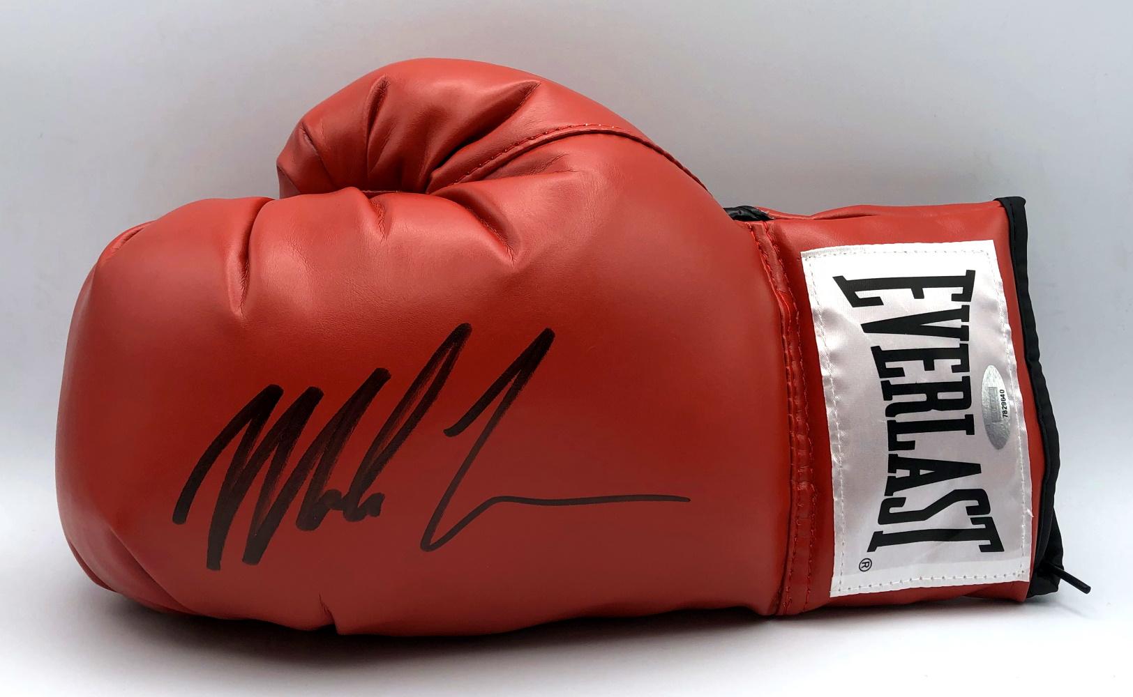 Mike Tyson Signed Everlast Boxing Glove with Display Case (TriStar) at PristineAuction.com Mike Tyson Signed Everlast Boxing Glove with Display Case (TriStar) at PristineAuction.com