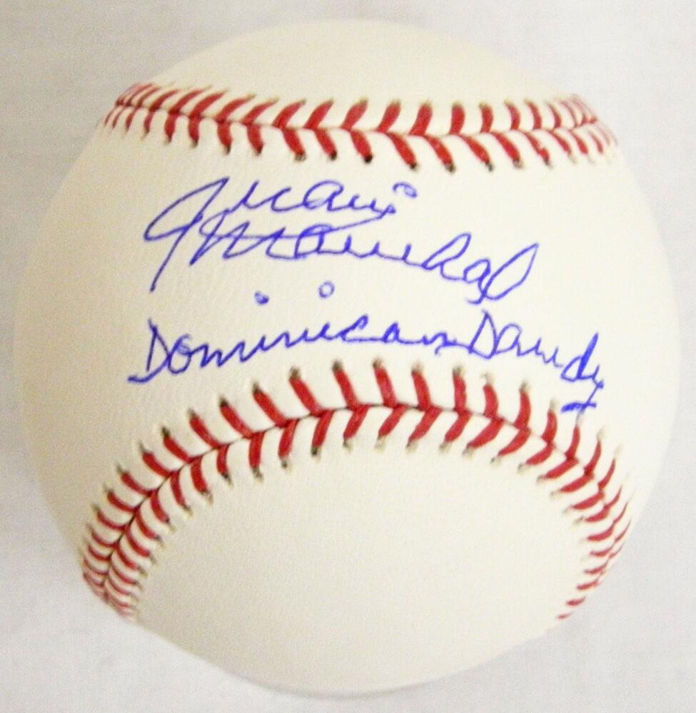 Juan Marichal Signed OML Baseball Inscribed "Dominican Dandy" (Schwartz) at PristineAuction.com Juan Marichal Signed OML Baseball Inscribed "Dominican Dandy" (Schwartz) at PristineAuction.com