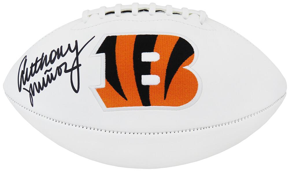 Anthony Munoz Signed Bengals Logo Football (Schwartz) at PristineAuction.com Anthony Munoz Signed Bengals Logo Football (Schwartz) at PristineAuction.com