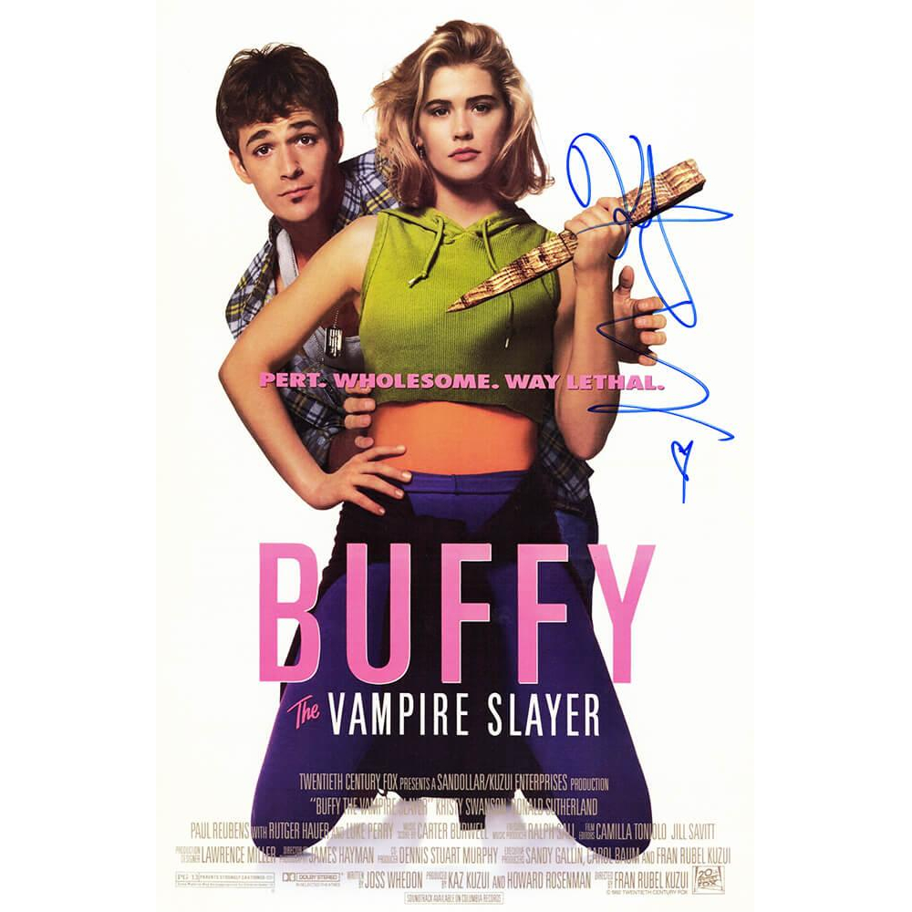 Kristy Swanson Signed "Buffy The Vampire Slayer" 11x17 Movie Poster