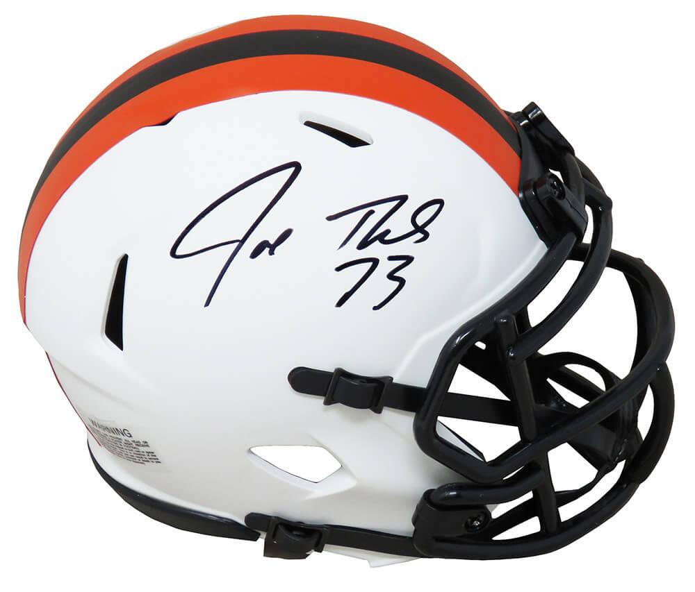 Joe Thomas Signed Browns Lunar Eclipse Alternate Speed Mini Helmet (Schwartz) at PristineAuction.com Joe Thomas Signed Browns Lunar Eclipse Alternate Speed Mini Helmet (Schwartz) at PristineAuction.com