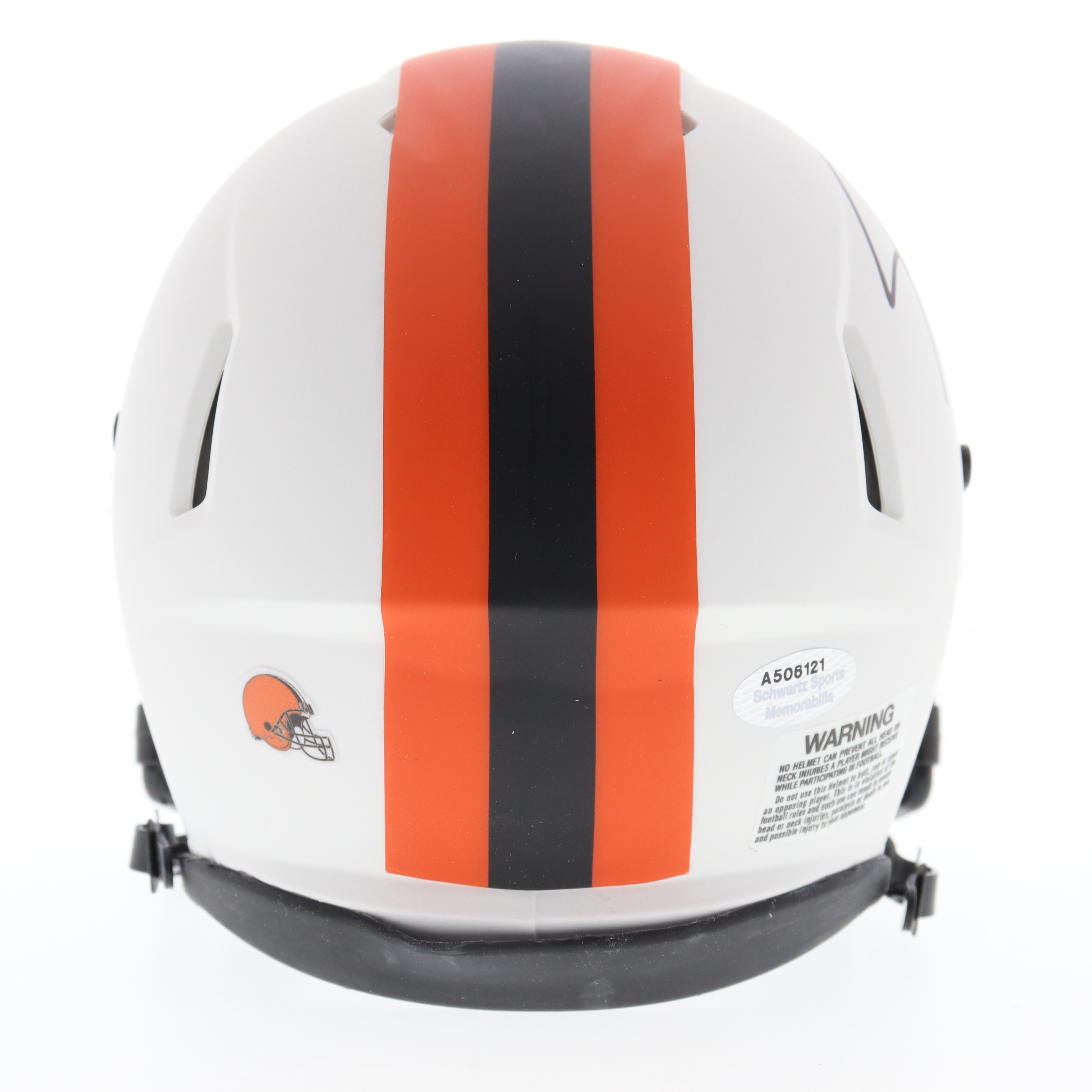 Joe Thomas Signed Browns Lunar Eclipse Alternate Speed Mini Helmet (Schwartz) at PristineAuction.com Joe Thomas Signed Browns Lunar Eclipse Alternate Speed Mini Helmet (Schwartz) at PristineAuction.com