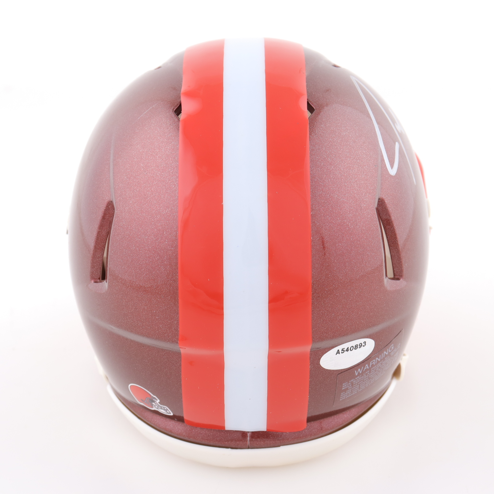 Joe Thomas Signed Browns Flash Alternate Speed Mini Helmet (Schwartz) at PristineAuction.com Joe Thomas Signed Browns Flash Alternate Speed Mini Helmet (Schwartz) at PristineAuction.com