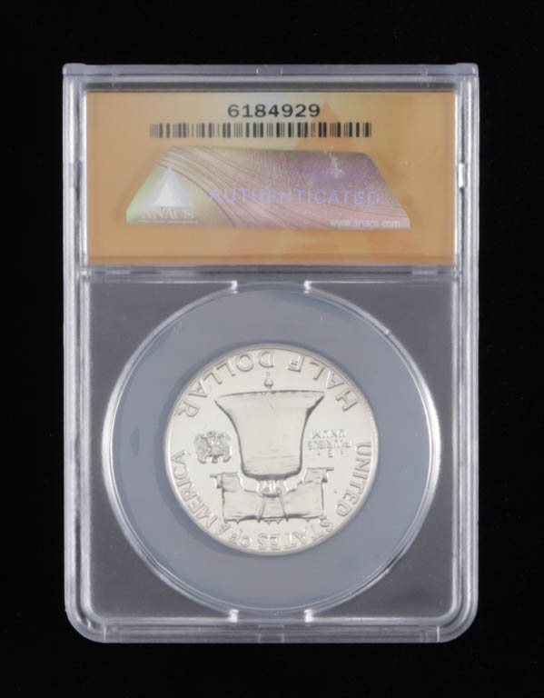 1963 Franklin Silver Half Dollar (ANACS PF65) at PristineAuction.com 1963 Franklin Silver Half Dollar (ANACS PF65) at PristineAuction.com