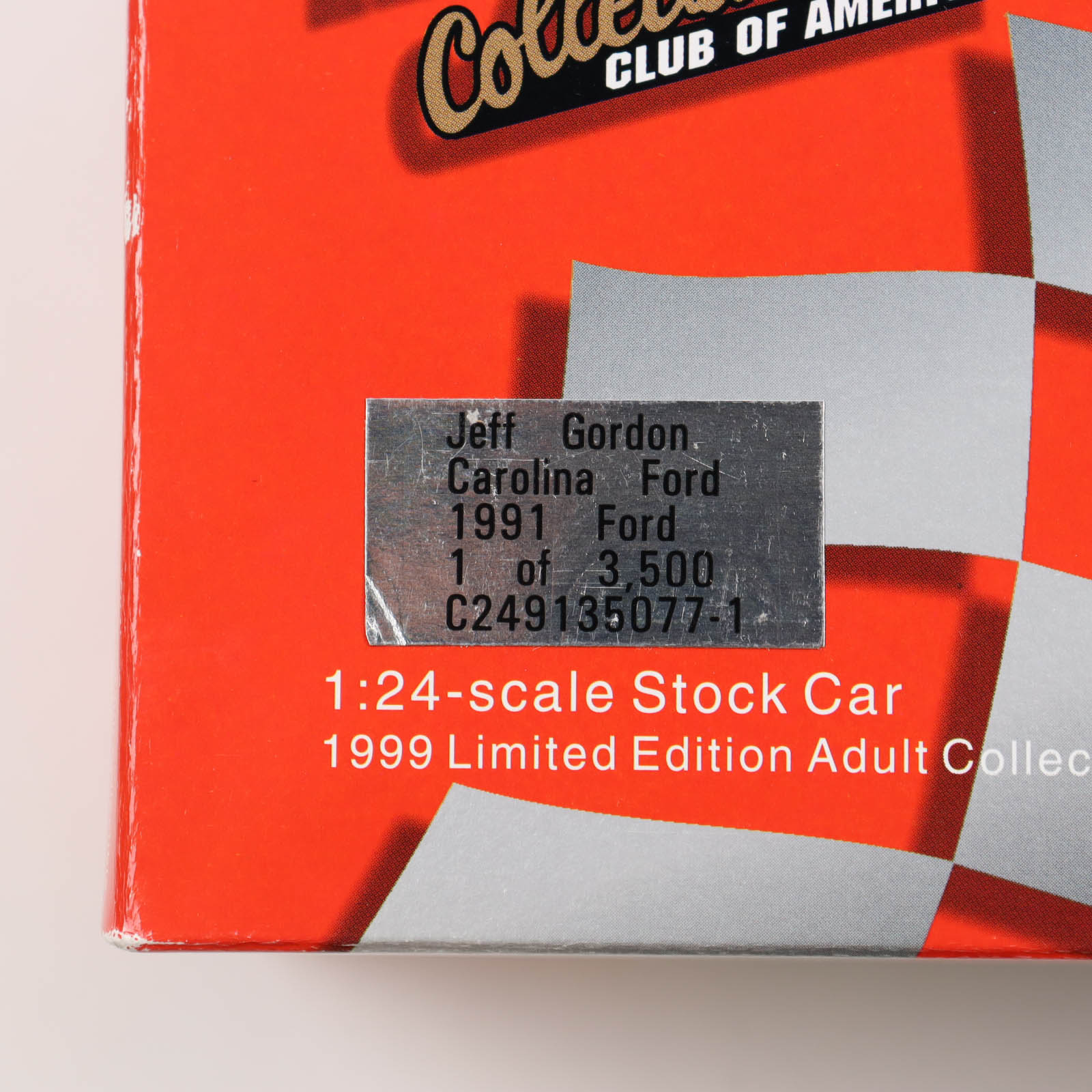 Jeff Gordon LE #1 Carolina Ford 1991 Ford 1:24 Diecast Car at PristineAuction.com Jeff Gordon LE #1 Carolina Ford 1991 Ford 1:24 Diecast Car at PristineAuction.com