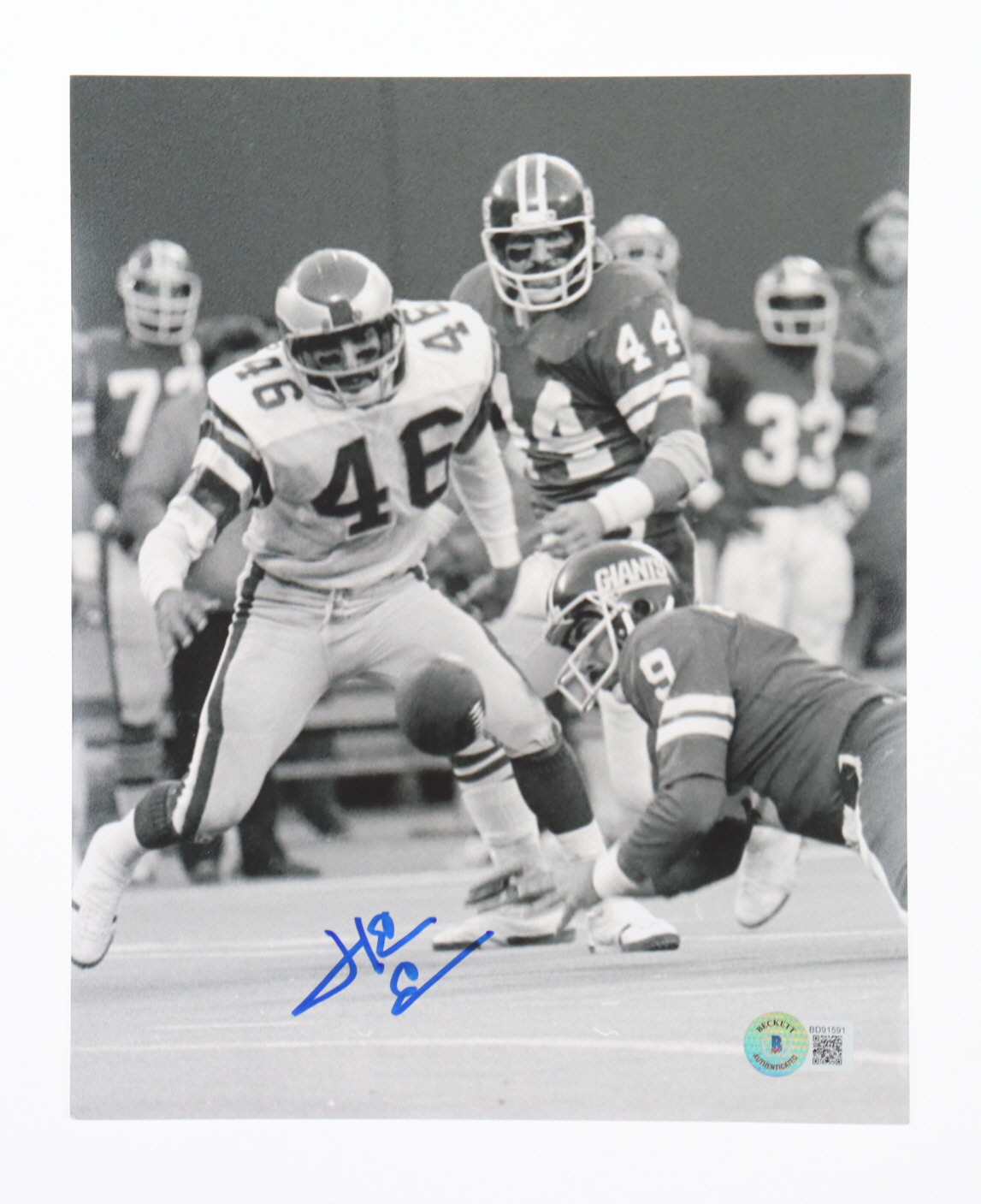 Herm Edwards Signed Eagles 8x10 Photo (Beckett) at PristineAuction.com Herm Edwards Signed Eagles 8x10 Photo (Beckett) at PristineAuction.com