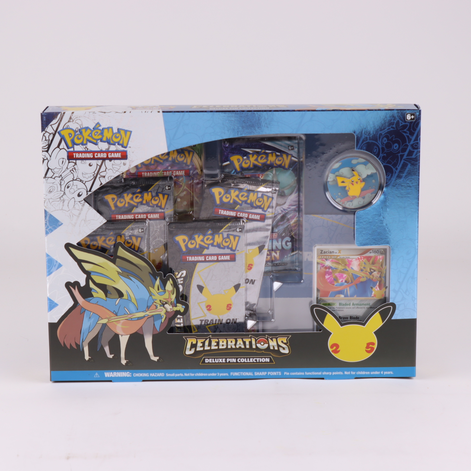 Pokemon TCG: Celebrations Collection Box with (4) Celebrations Packs & (2) Booster Packs at PristineAuction.com Pokemon TCG: Celebrations Collection Box with (4) Celebrations Packs & (2) Booster Packs at PristineAuction.com