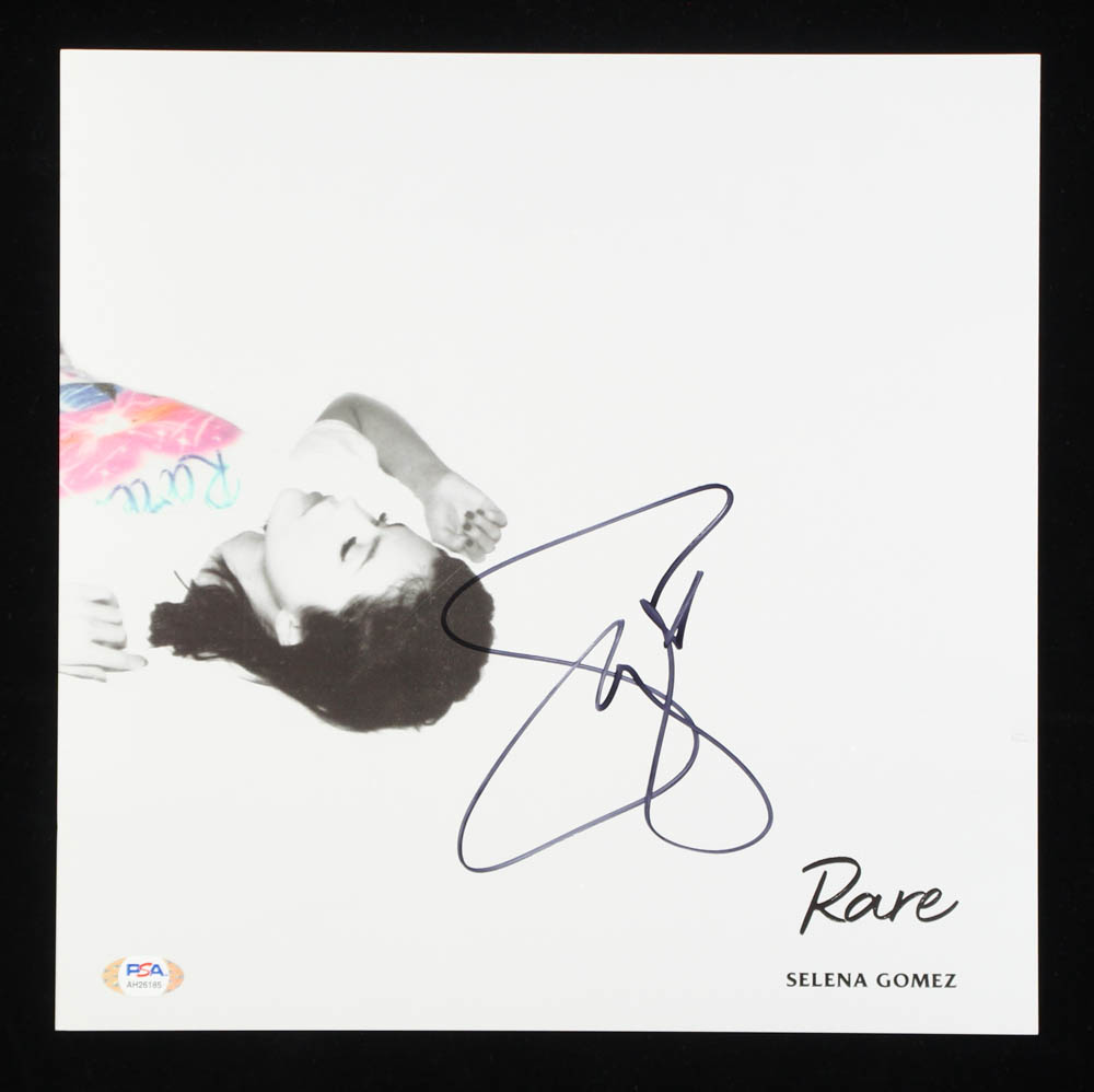 Selena Gomez Signed "Rare" Vinyl Record Album Sleeve (PSA) at PristineAuction.com Selena Gomez Signed "Rare" Vinyl Record Album Sleeve (PSA) at PristineAuction.com