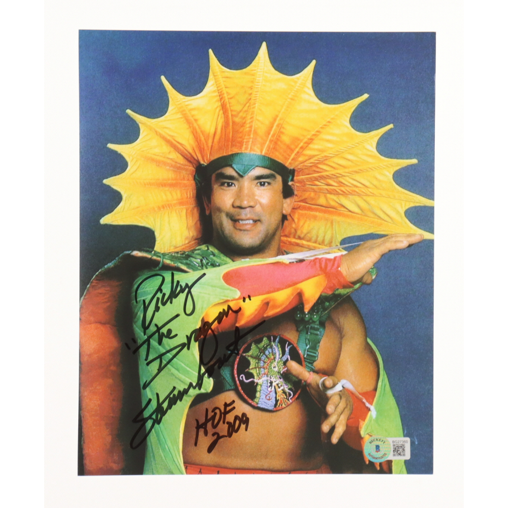 Ricky "The Dragon" Steamboat Signed WWE 8x10 Photo Inscribed "The
