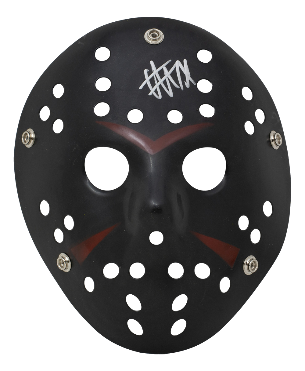 Spencer Charnas Signed "Friday the 13th" Jason Voorhees Mask (JSA) at PristineAuction.com Spencer Charnas Signed "Friday the 13th" Jason Voorhees Mask (JSA) at PristineAuction.com