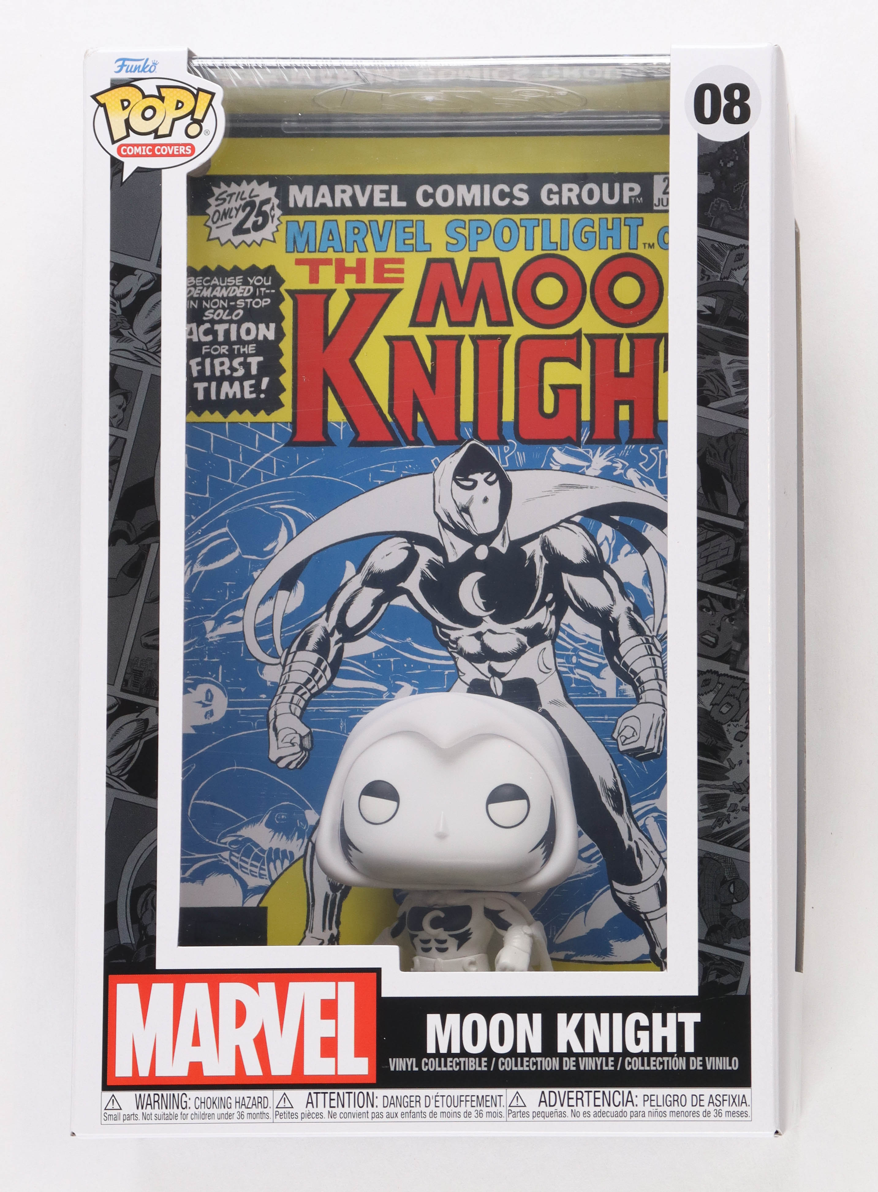 Marvel "Moon Knight" #08 Funko Pop! Comic Covers Vinyl Figure at PristineAuction.com Marvel "Moon Knight" #08 Funko Pop! Comic Covers Vinyl Figure at PristineAuction.com