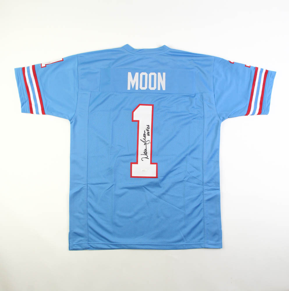 Warren Moon Signed Jersey Inscribed "HOF 06" (JSA) at PristineAuction.com Warren Moon Signed Jersey Inscribed "HOF 06" (JSA) at PristineAuction.com
