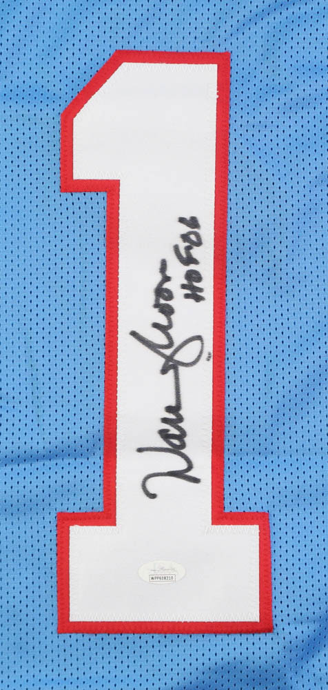 Warren Moon Signed Jersey Inscribed "HOF 06" (JSA) at PristineAuction.com Warren Moon Signed Jersey Inscribed "HOF 06" (JSA) at PristineAuction.com